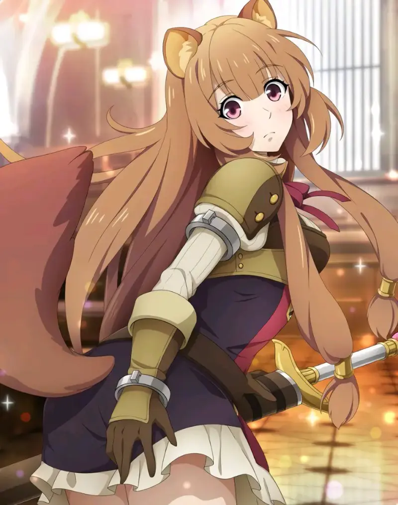 Peluca Raphtalia con cola - 2