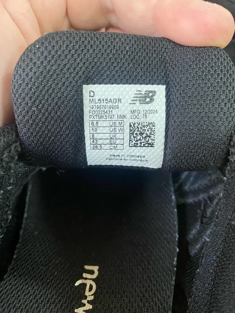 Zapatillas negras New Balance 515 - 4