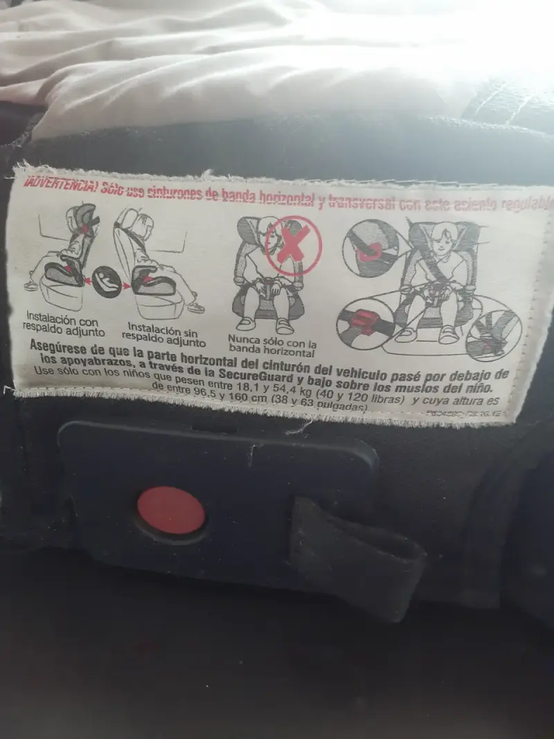 Silla de auto para niños negra - 2