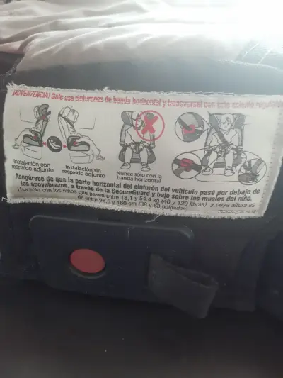 Silla de auto para niños negra - miniatura 2