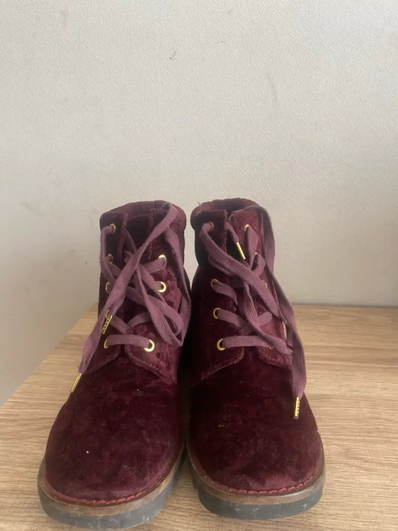 Botines burdeos hush puppies - 2