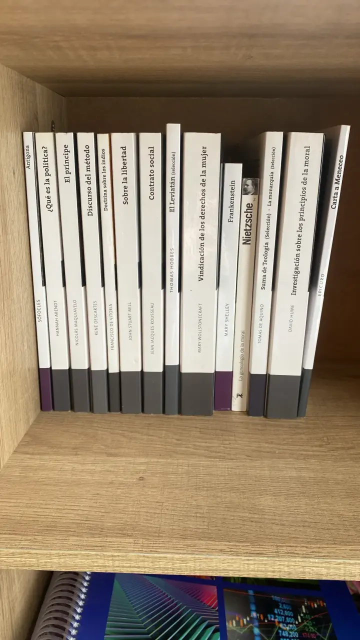 Colección de libros de filosofía