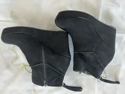 Botines negros con plataforma - miniatura 4