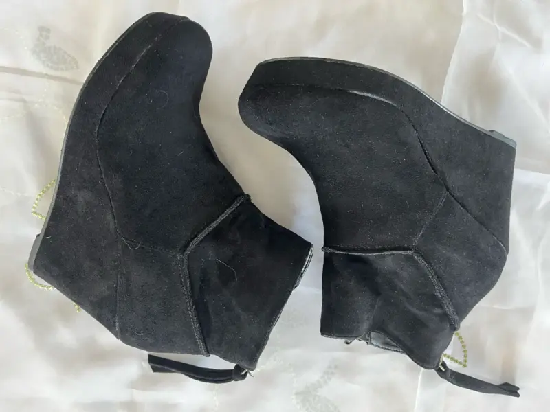 Botines negros con plataforma - 5