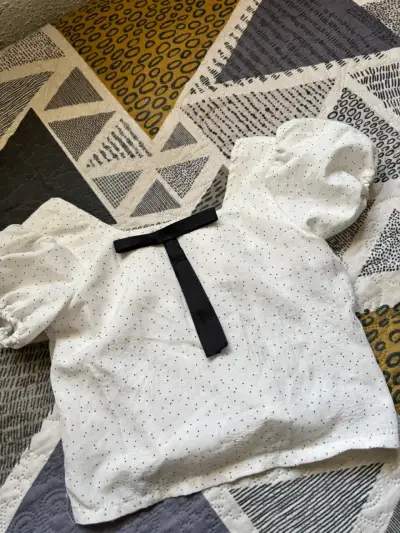 Abrigo niña tejido beige - miniatura 2