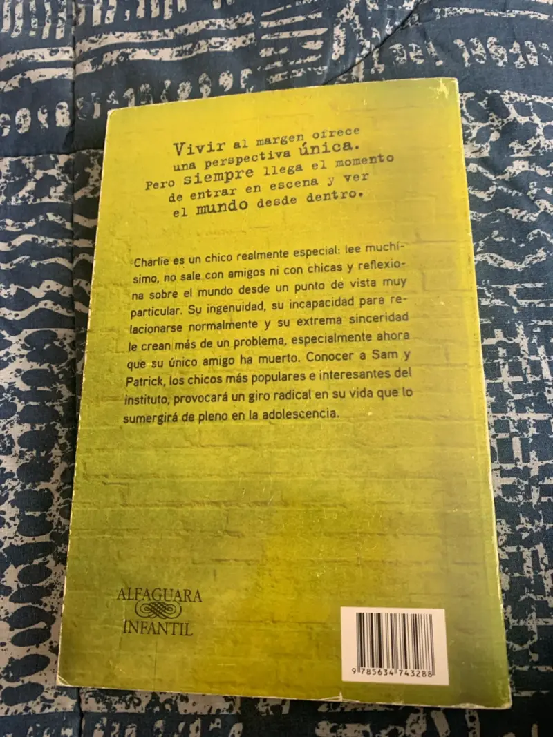 Libro Las Ventajas de Ser Invisible - 2
