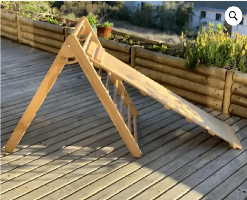 Triangulo pikler + Rampa de escalada para niños - 1