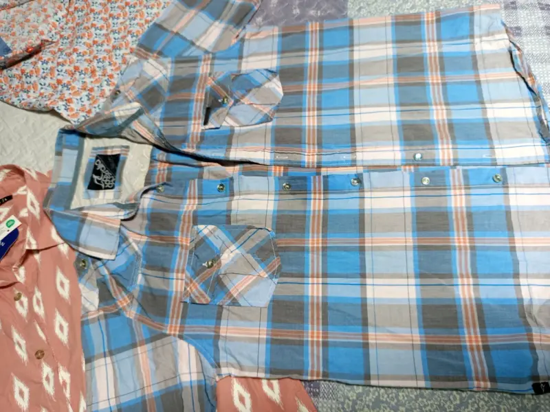 👕 Pack 3 camisas hombre estilo casual, talla L - 4