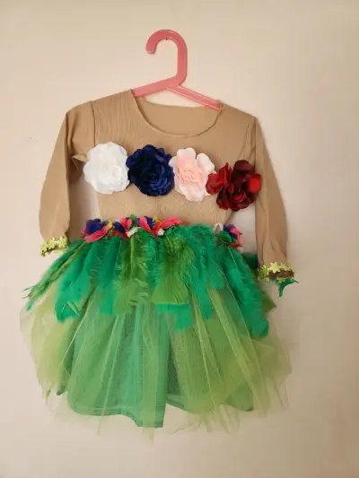 Disfraz infantil floreado talla 3 - miniatura 2