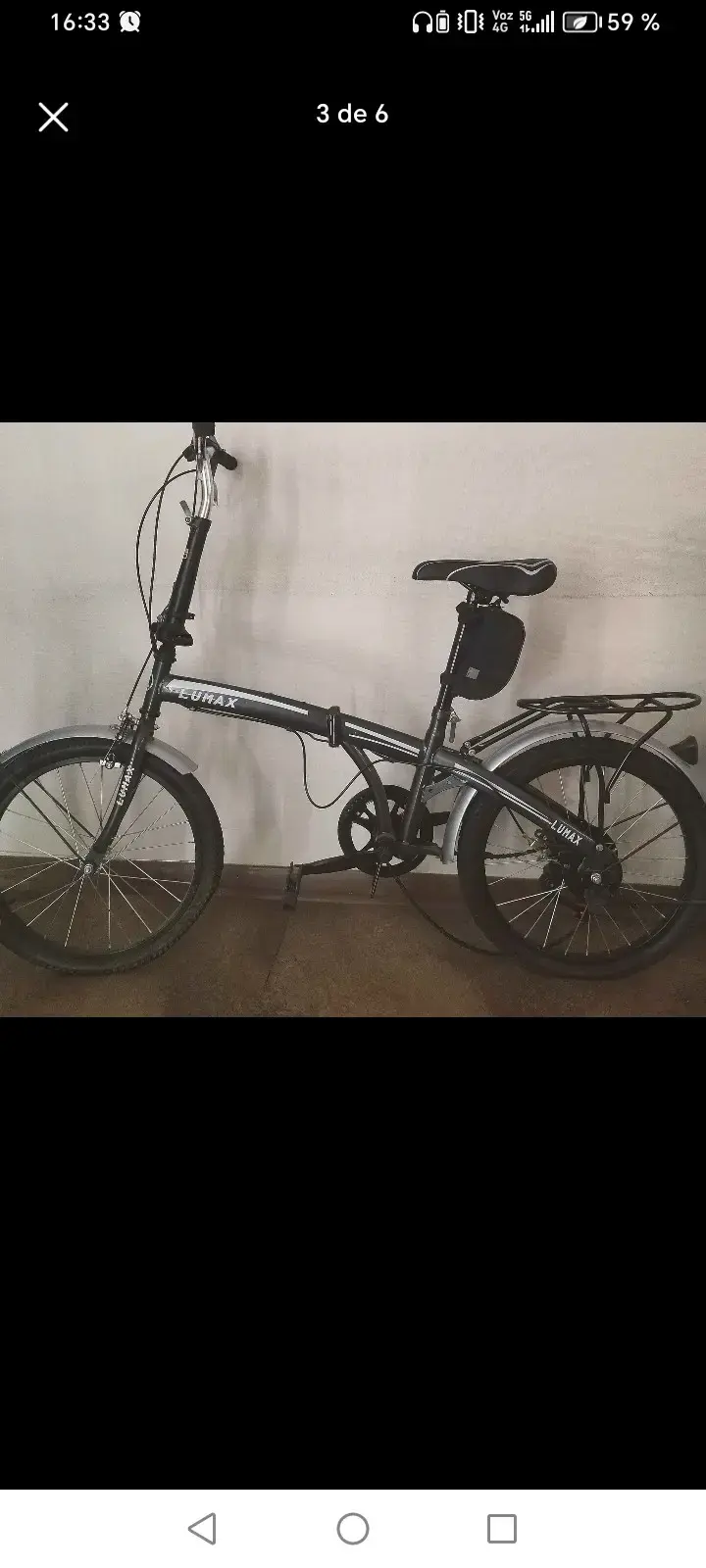 Bicicleta Plegable Lumax 7 Velocidades - 2