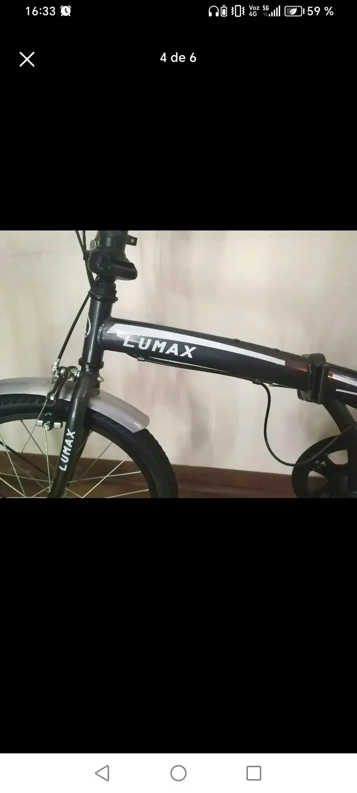 Bicicleta Plegable Lumax 7 Velocidades - 3