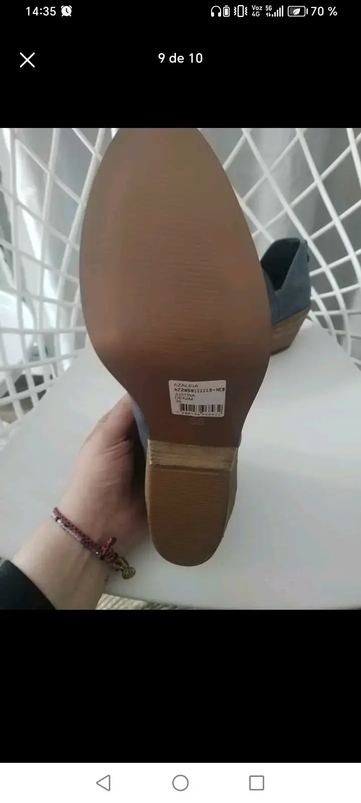 Botines Azaleia Azul Sin Uso - 2