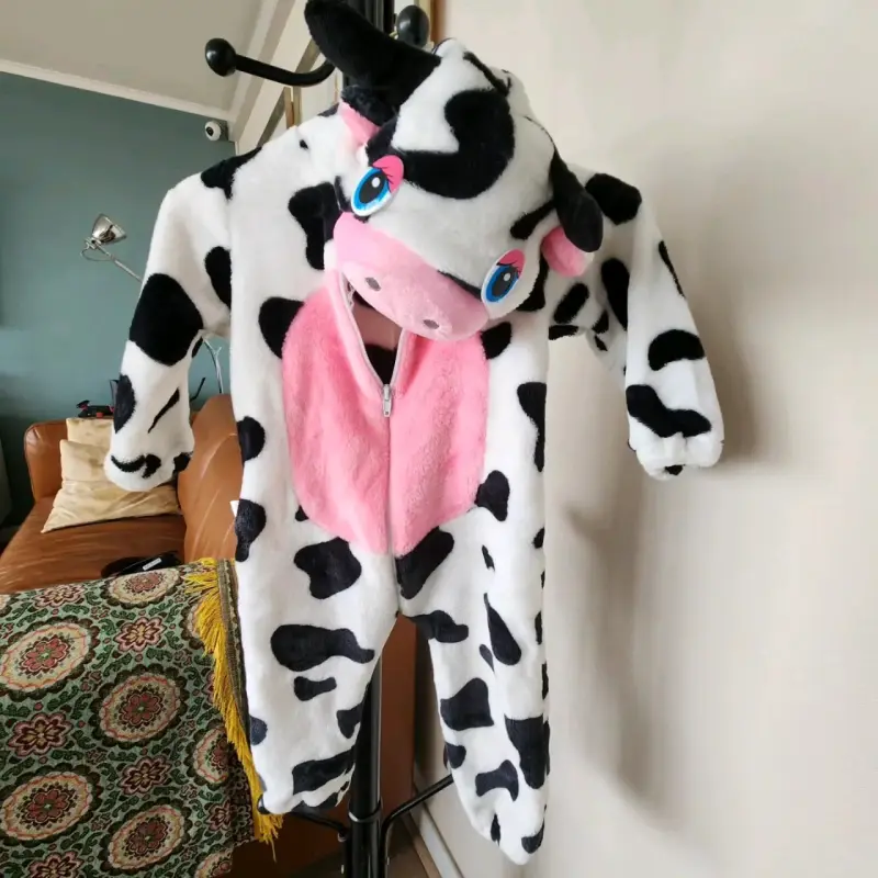 Pijama o disfraz infantil de vaca - 1
