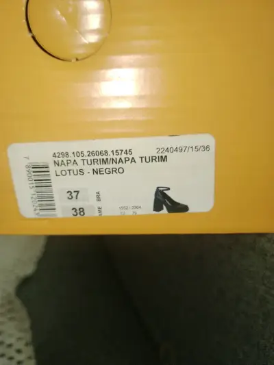 Zapatos de taco negro talla 39 - miniatura 3