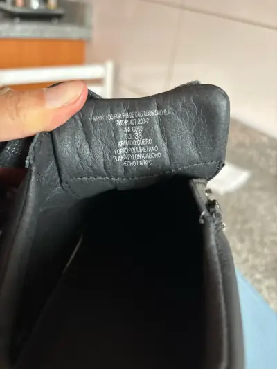 Zapatillas negras con cierre, talla 38, mujer, cue - miniatura 4