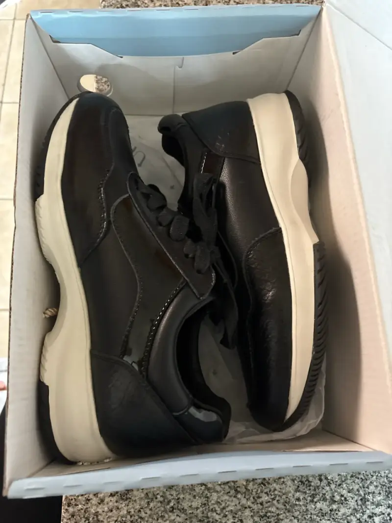 Zapatillas negras con cierre, talla 38, mujer, cue - 5