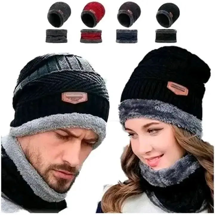 Docena Pack gorro+ cuello con chiporro - 1