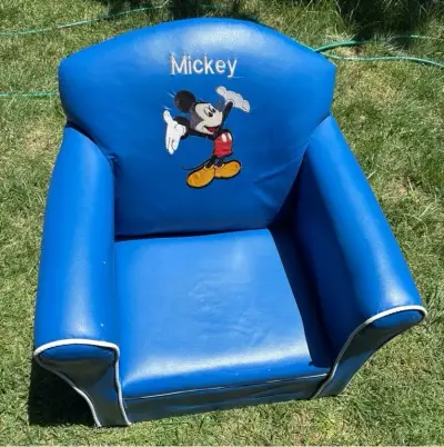 Sillón infantil azul Mickey - miniatura 1