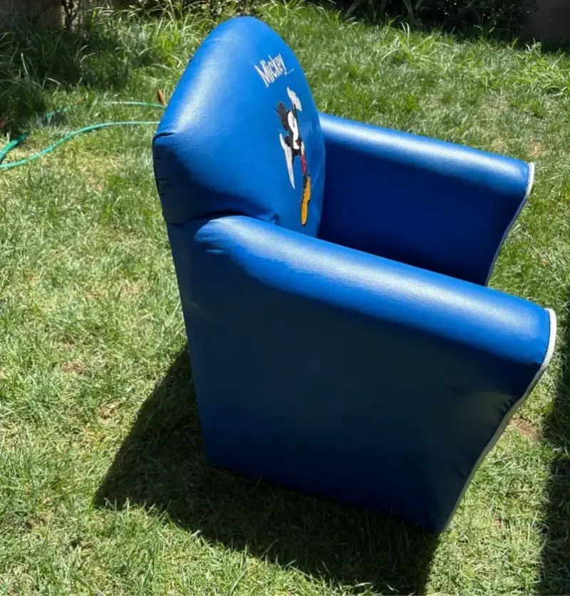Sillón infantil azul Mickey - 2