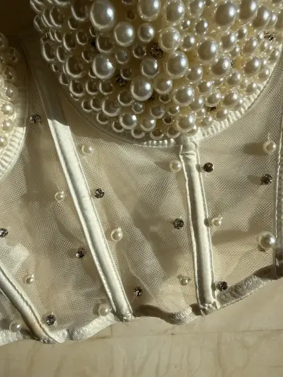 Corset con perlas - miniatura 6