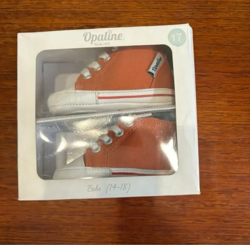 Zapatillas bebé Opaline naranjas - 1