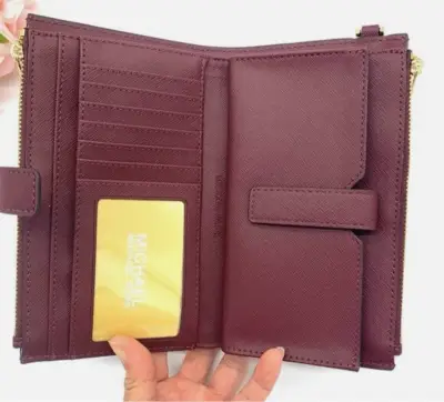 Cartera Michael Kors Burdeos - miniatura 4
