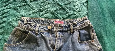 Jeans azul claro unisex - miniatura 2