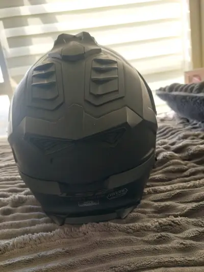 Casco de motocross negro - miniatura 3