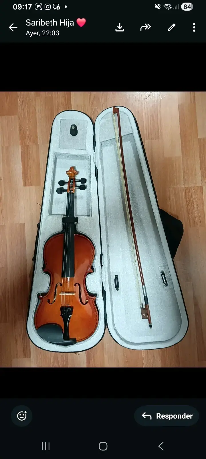 Violín con estuche y arco - 1