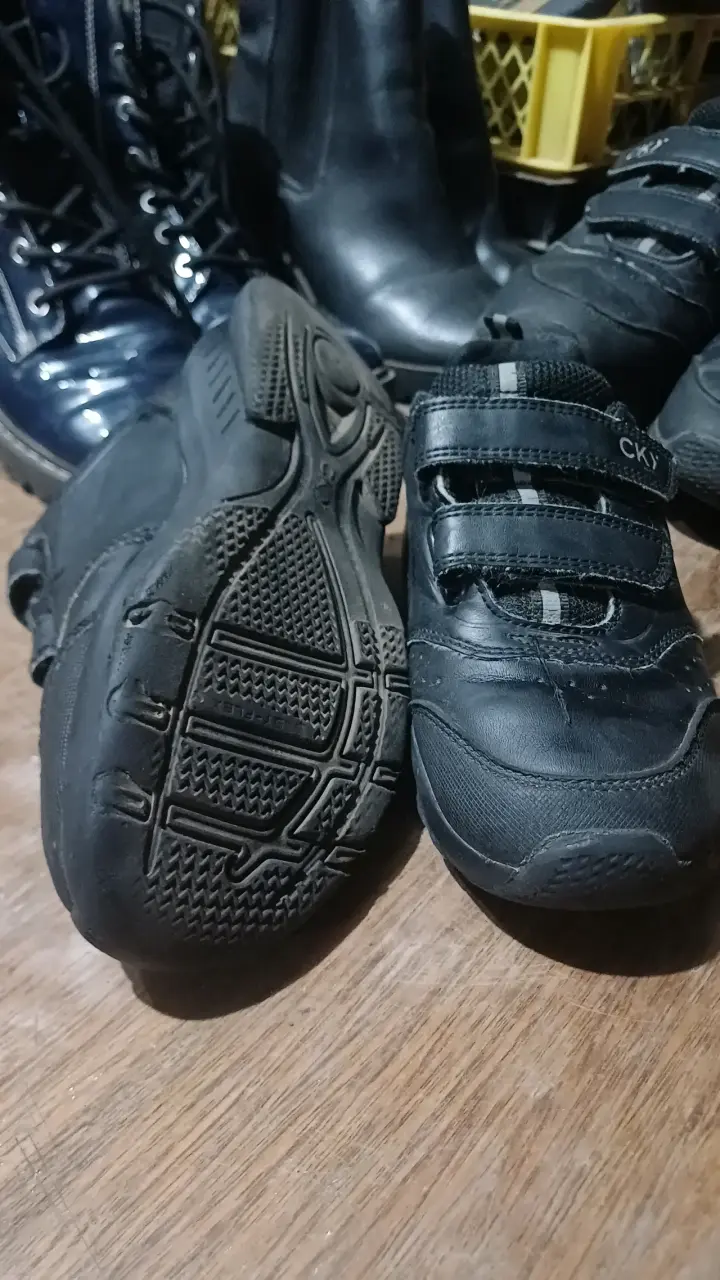 Zapatos colegio negros con velcro CK3 - 4