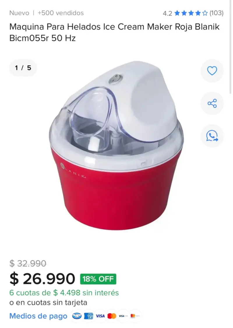 Máquina para hacer helado - 4