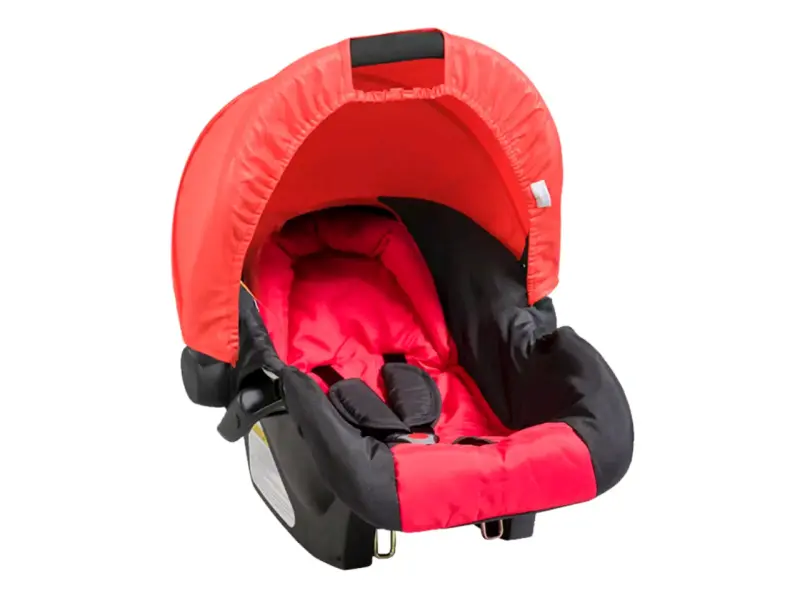Silla de auto para bebé roja