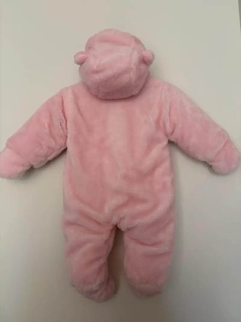 Pijama enterizo bebé rosa osito - 2
