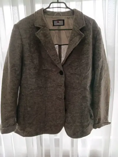 Blazer gris de lana - miniatura 1