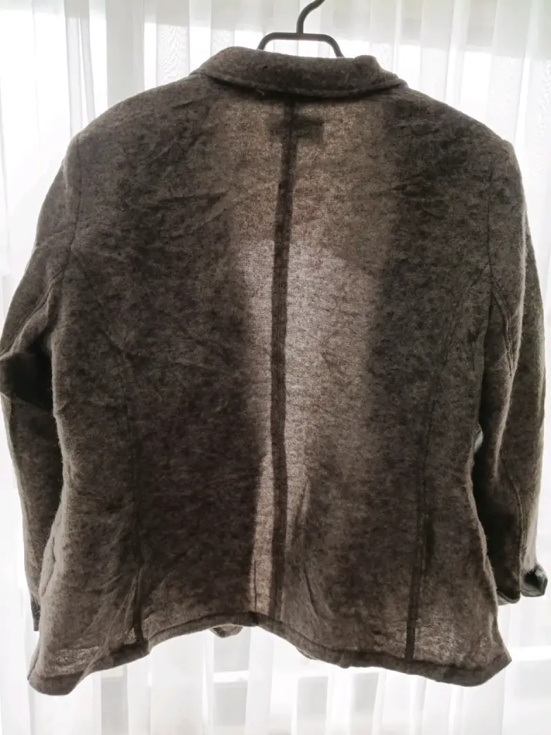 Blazer gris de lana - 4
