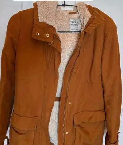 Parka marrón con interior de lana - miniatura 1