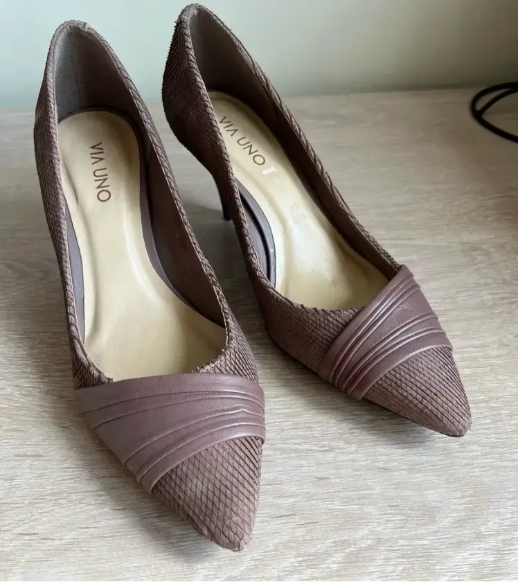 Tacones marrones Via Uno