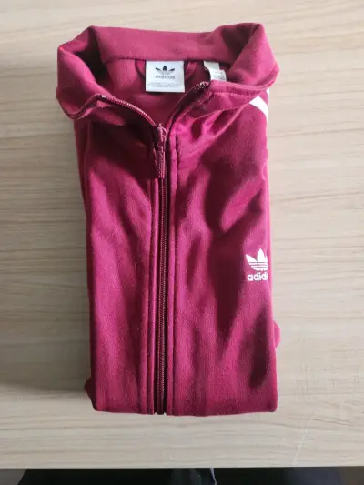 Polerón Adidas burdeo - miniatura 2