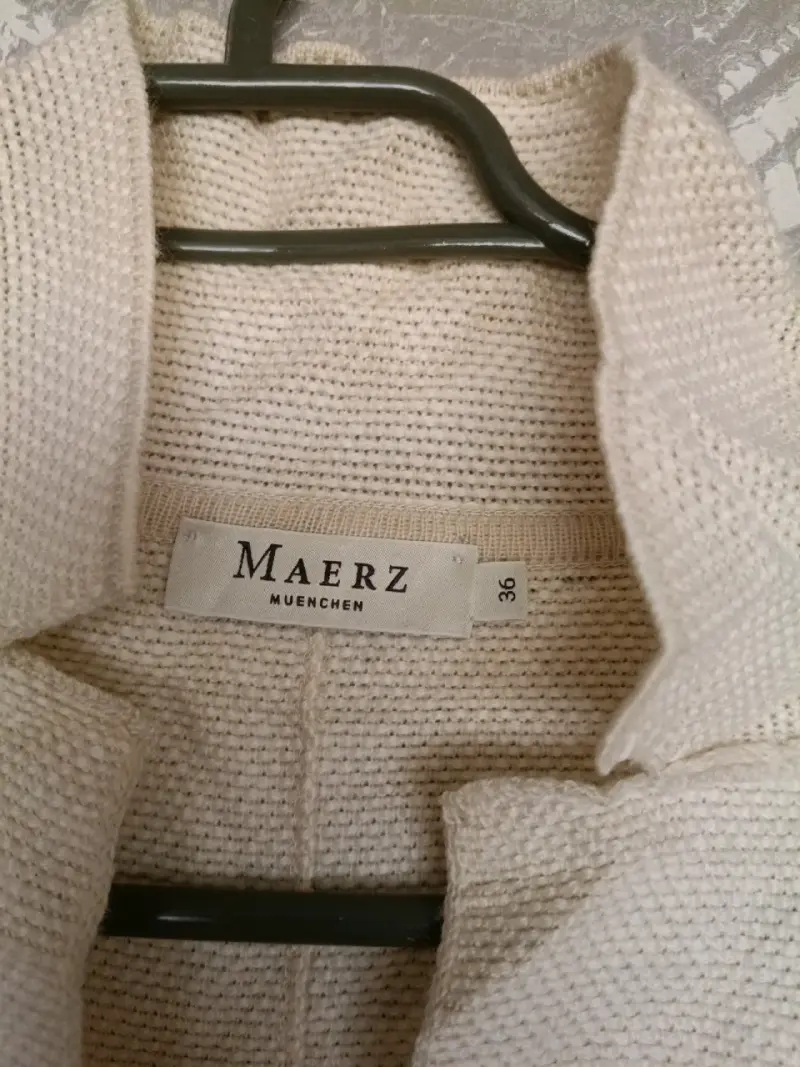 Chaqueta beige de lana - 2