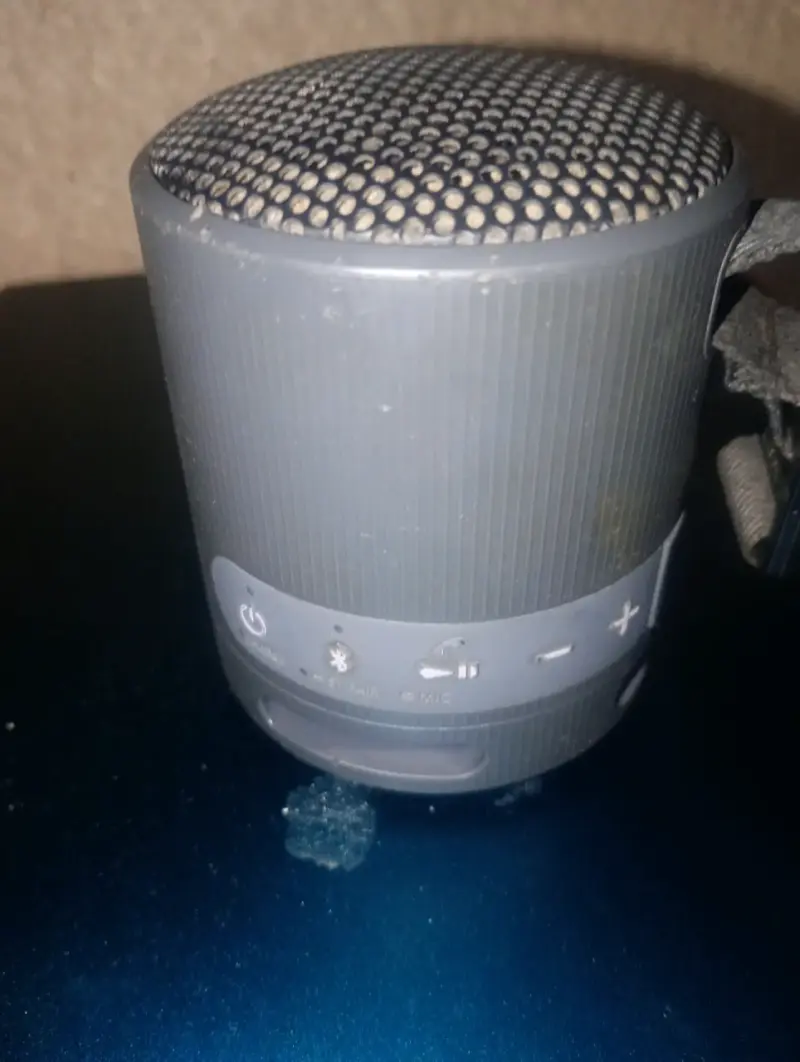 Parlante Bluetooth gris compacto Sony - 1