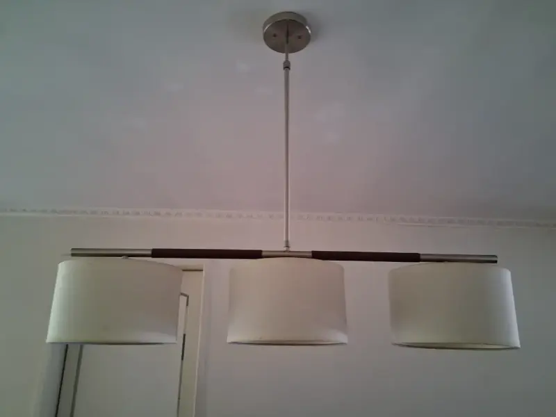 Lámpara colgante de tres luces