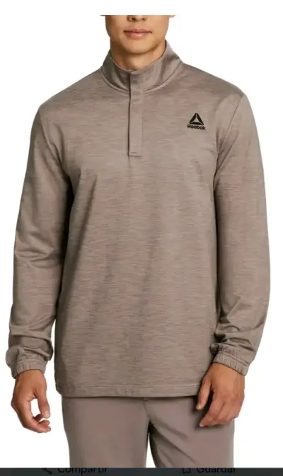 Polerón deportivo Reebok gris - miniatura 1
