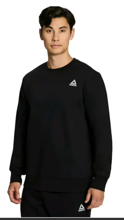 Polerón deportivo Reebok gris - miniatura 3