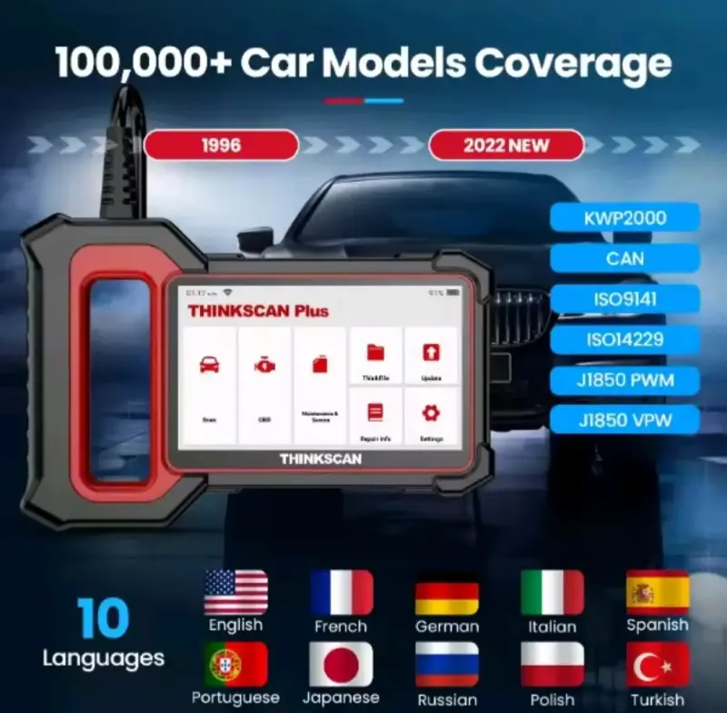 Scanner Automotriz Thinkscan S7 Plus - 4