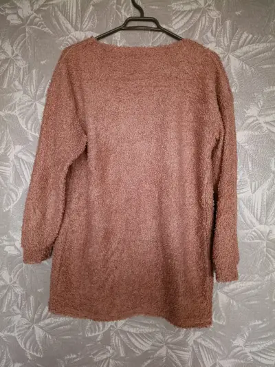 Cardigan de mujer rosado - miniatura 2