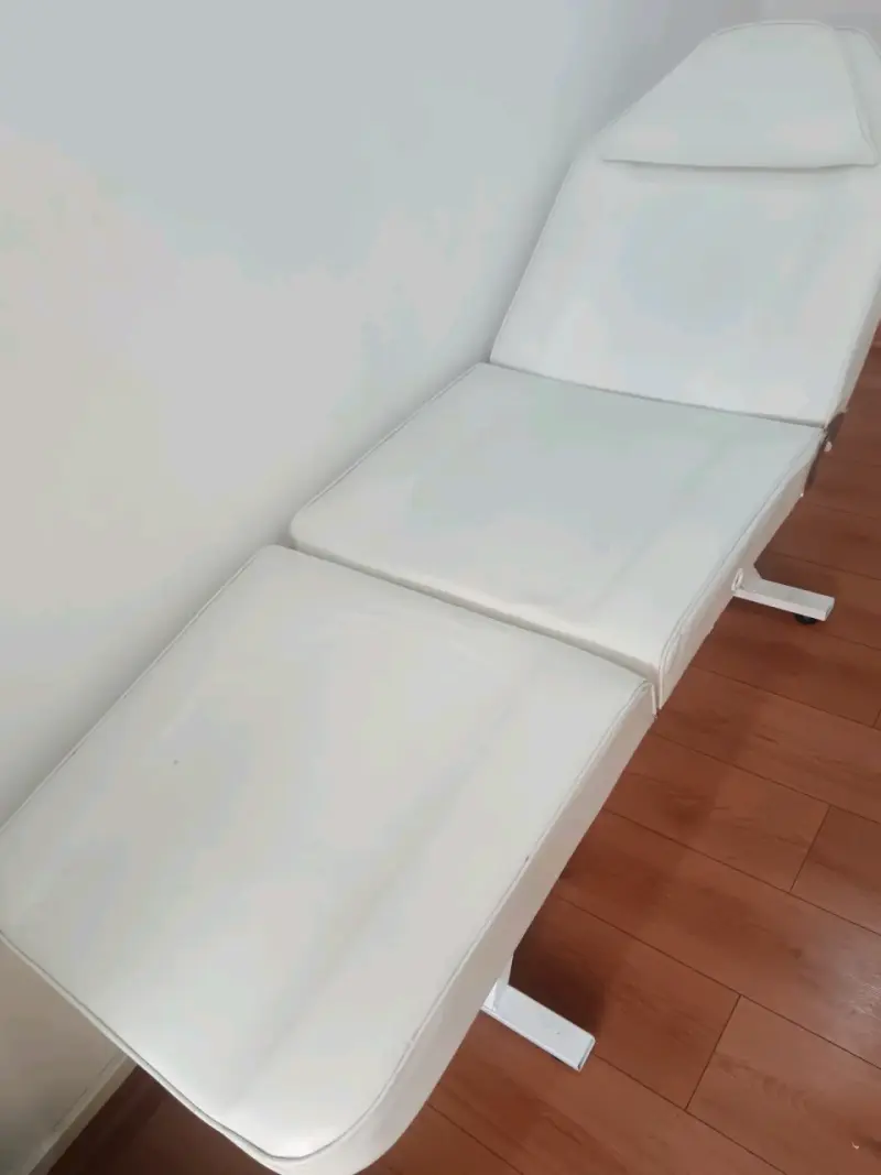 Camilla de masajes blanca ajustable - 5