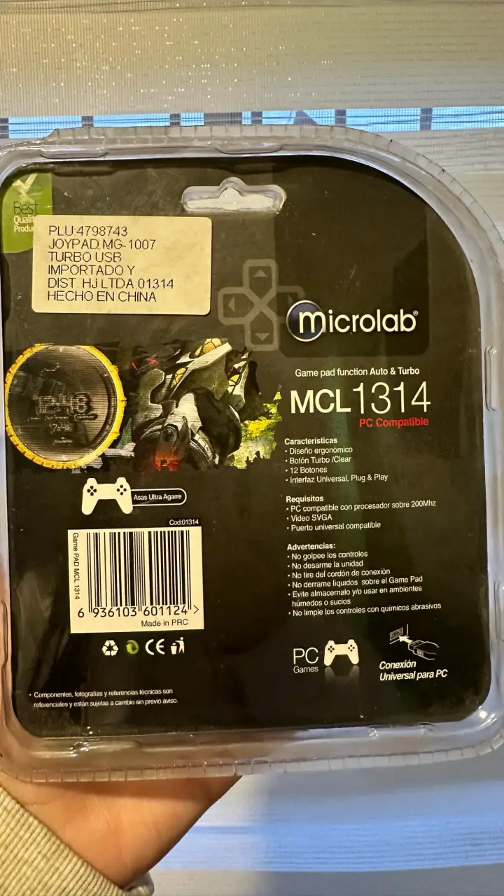 Gamepad Microlab para PC - 2