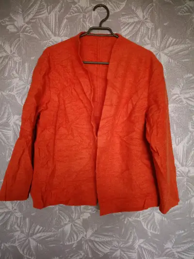 Chaqueta abierta naranja - miniatura 1