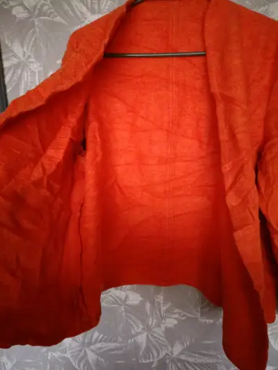 Chaqueta abierta naranja - miniatura 2