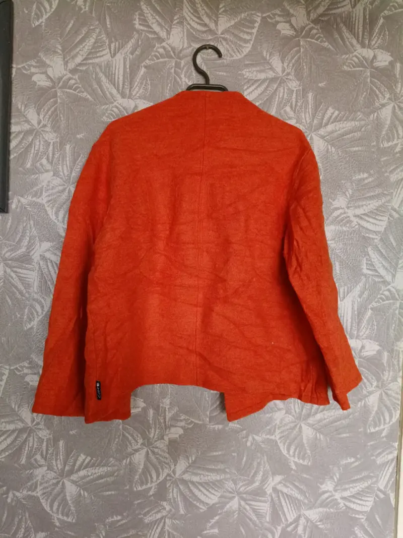 Chaqueta abierta naranja - 3